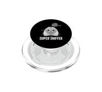 Super Sniffer Mantrailing Perro Bloodhound Handler Camisa PopSockets PopGrip para MagSafe