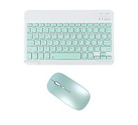Super Space Combo de teclado y ratón Bluetooth inalámbricos, teclado y mouse inalámbricos ultrafinos de 2.4 GHz para iPad Pro/iPad Air/iPad 9.7 y otros dispositivos iOS Android Windows