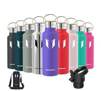 Super Sparrow Botella Agua Acero Inoxidable - Botella Agua Niños - 620ml - Botella Termica Boca Estándar - Sin BPA, para Niños & Adultos, Deporte, Oficina, Yoga, Ciclismo