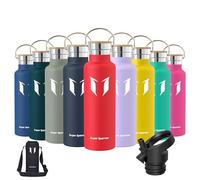 Super Sparrow Botella Agua Acero Inoxidable - Botella Agua Niños - 620ml - Botella Termica Boca Estándar - Sin BPA, para Niños & Adultos, Deporte, Oficina, Yoga, Ciclismo