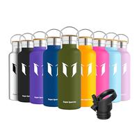 Super Sparrow Botella Agua Acero Inoxidable - Botella Agua Niños - 620ml - Botella Termica Boca Estándar - Sin BPA, para Niños & Adultos, Deporte, Oficina, Yoga, Ciclismo