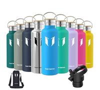 Super Sparrow Botella Agua Acero Inoxidable - Botella de Agua Deportes 750ml - Botella Termica Boca Estándar - Sin BPA, para Niños & Adultos, Deporte, Oficina, Yoga, Ciclismo