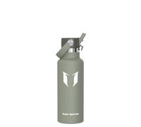 Super Sparrow Botella Agua Acero Inoxidable - Botellas Termica 500ml - Sin BPA - Termo Cantimplora con Pajita Vacío, para Deporte, Viaje, Escuela, Exterior, Oficina, Gimnasio