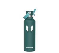 Super Sparrow Botella Agua Acero Inoxidable - Botellas Termica 750ml - Sin BPA - Termo Cantimplora con Pajita Vacío, para Deporte, Viaje, Escuela, Exterior, Oficina, Gimnasio