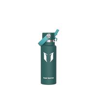 Super Sparrow Botella Agua Niños Acero Inoxidable - Botellas Termica 350ml - Sin BPA - Termo Cantimplora con Pajita Vacío, para Deporte, Viaje, Escuela, Exterior, Oficina