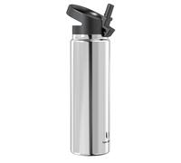 Super Sparrow Botella de Agua Acero Inoxidable - Botella Termica Boca Ancha con Paja 1 Litro - Sin BPA, para Gimnasio, Deporte, Oficina, Yoga, Ciclismo