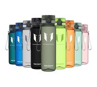 Super Sparrow Botella de Agua Deportiva - 1000ml - Sin BPA (Transparente- Sabio)