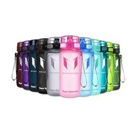Super Sparrow Botella de Agua Deportiva - 350ml - Sin BPA (Mate- Rosa)