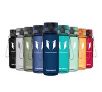 Super Sparrow Botella de Agua Deportiva - 750ml - Sin BPA (Transparente- Arándano)