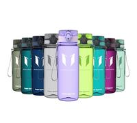 Super Sparrow Botella de Agua Deportiva - 750ml - Sin BPA (Transparente- Orquídea)