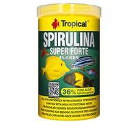 Super SPIRULINA Forte 36% 1000ml / 200g - alimento para Peces en Forma de Escamas con Altas Necesidades nutricionales