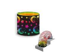 Super Spring Resorte Mágico - Astro de Deluxebase. Juguete de Resorte arcoíris de 6,5 cm con diseño Espacial. Fantástico Juguete antiestrés para Adultos y niños