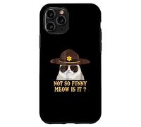 Super State Trooper Cat Shirt Not So Funny Meow is it Camisa Carcasa para iPhone 11 Pro