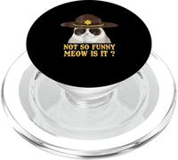 Super State Trooper Cat Shirt Not So Funny Meow is it Camisa PopSockets PopGrip para MagSafe