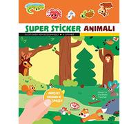 Super sticker animali. Ediz. a colori (Libri attività)