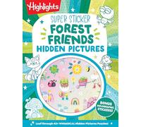 Super Sticker Forest Friends Hidden Pictures: 64-Page Puzzle Book for Kids 6-9 with Classic Hidden Pictures Puzzles, Woodland Animals, Gnomes and ... Foil Stickers (Super Sticker Hidden Pictures)