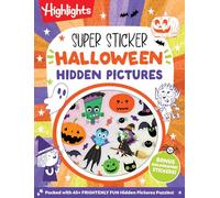 Super Sticker Halloween Hidden Pictures: Halloween Sticker Activity Book with Holographic Foil Stickers and Puzzles, Halloween Kids Gift for Ages 6 and Up (Hidden Pictures Sticker Books)