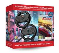 Super Street Racer Bundle + Volante Compatible con Switch y Switch 2 (Codigo en Caja) Nintendo Switch standard
