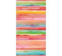 Super Stripe 2-Year 2026-27 3.5 X 6.5 Monthly Pocket Planner