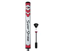 Super Stroke CounterCore Flatso 1.0 Putter Grip, Unisex-Adult, Rojo, Talla única