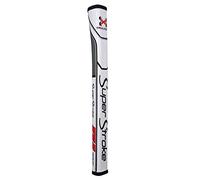 Super Stroke Traxion Pistol GT Tour Putter para Golf, Unisex-Adult, Blanco/Gris/Rojo, Talla única