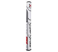 Super Stroke SUPTTOUR1WRG Traxion Tour 1.0 Putter para Golf, Blanco/Gris/Rojo, Talla única