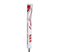 Super Stroke Zenergy Claw 2.0 Wht/Red Agarre de Putter, Unisex, Blanco y Rojo, Talla única
