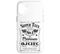 Super Tata Polska Koszulka Prezent dla Taty Polish Dad Carcasa para iPhone 16 Plus