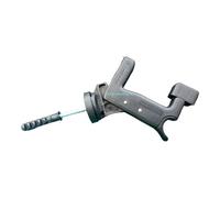 Super Top Grillo 6 uds. tornillo 70 mm negro | Tope automático patentado EsinPlast | Ajustable 44-60 mm | Para persianas y persianas | Compatible con aluminio, madera, hierro PVC