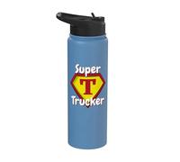 Super Trucker | Apreciación del conductor de camión Stainless Steel Insulated Water Bottle