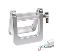 Super tubo de aluminio, dispensador de pasta de dientes resistente | Rodillo de tubo ergonómico para ungüentos, tinte para el cabello, organizador de baño, fácil compresión, herramienta compacta para