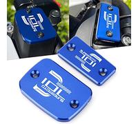 Super Vici Motocicleta CNC Líquido de Frenos Cilindro Tapa del Depósito de Freno Principal Accesorios Compatible con HUSQ.VARNA 701 Supermoto 2016 2017 2018 2019 2020 2021 (Azul-1)