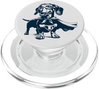 Super Weenie Hero - Perro Salchicha con Máscara y Capa PopSockets PopGrip para MagSafe