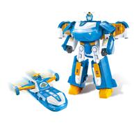 Super Wings 3 en 1 avin mundial que transforma robot con luz y efectos de sonido con un juguete transformable de 2 robot transformable para nia