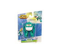 Super Wings EU780623 - Avión Transformador Tino en Verde y Blanco, Figura de Juguete de 12 cm para niños, Juguete transformable y Figura robótica