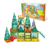 Super Wings Bloques de Construcción Magnéticos 38 Piezas, Stem Juguetes construcciones magneticas para 3 4 5 6 7 8 años niño niña