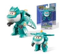 Super Wings Dinosaurio Tino Transforming de 5cm/2 in, Juguetes transformadores Modo 2 en 1, Juguete Robot para Niños y Niñas, Dinosaurio Juguetes Regalos para 3+ Años