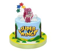 Super Wings Figura Robot Dizzy, Color Rosa, 0 (CYP Imports F-04-NG)