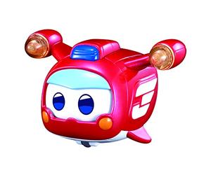 Super Wings Toys for 3 4 5 6 7 8 9 Year Old Boy Girl, Jett Super Pet w/Light Facial Expressions Interchanging Gift, Red