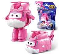 Super Wings Toys Transformable 2 en Dizzy Robot Transforming Action Figuras 2-In-1 Modo Juguetes Robot para nios Nias 4-6 6-8 Juguetes de plano