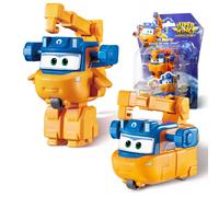 Super Wings Transforming Toys 2 en Marty Robot Figuras de accin transformable 2-in-1 Robot Transforma Toys para nios Nias 4-6 6-8 Juguetes de plan