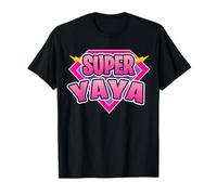 Super YaYa Superhéroe Abuela Cómic Divertido a juego Camiseta