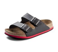 Super Zapatillas Arizona Birko-Flor Rojo/Negro Tamaño. 37 - Plantilla Normal