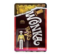 Super7 Willy Wonka and The Chocolate Factory Mike Teevee - Figura de acción de 3.75 pulgadas con accesorio de colección de películas clásicas y juguetes retro