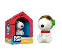 Super7 Fun! Fun! Peanuts Snoopy (Green Hat Flying Ace) Figura de Vinilo - Figura de acción de Peanuts de 5 Pulgadas - Coleccionables y Retro de Dibujos Animados clásicos - Tiras de cómics - Edición