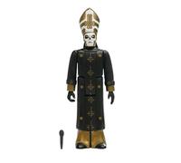 Super7 Ghost Papa Emeritus III Reaction Figure - 3.75" Ghost Action Figure with Accessory Heavy Metal Collectibles and Retro Toys