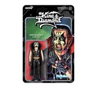SUPER7 King Diamond - 3.75" King Diamond Action Figure with Accessory Classic Heavy Metal Collectibles and Retro Toys