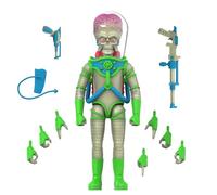 Super7 Mars Attacks Ultimates! Wave 02 Invasion Begins Figura de acción del Marciano, Luminosa