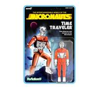 Super7 Micronauts Reaction+ Wave 04 - Figura de acción de viajero en el tiempo (naranja translúcido)