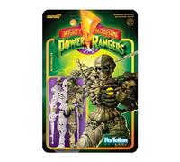 Super7 Mighty Morphin Power Rangers Rito Revolto - Figura de acción de Power Rangers de 3.75 pulgadas con accesorios, coleccionables clásicos y juguetes retro